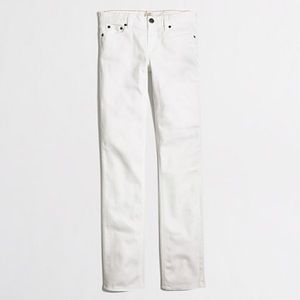 J. Crew White skinny jeans