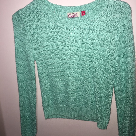 kohls green sweater