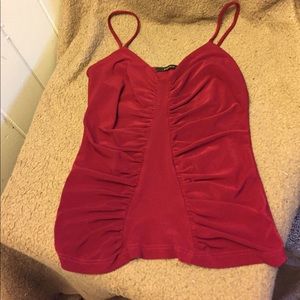 Soprano brand burgundy tank top size Small