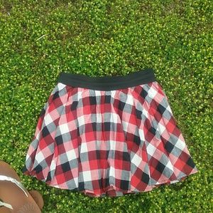 Stripped Mini Skirt