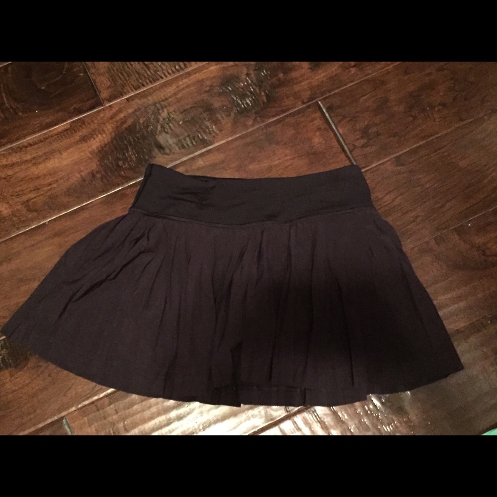 Lulu lemon black ruffle tennis skirt