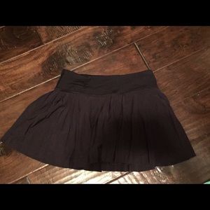 Lulu lemon black ruffle tennis skirt