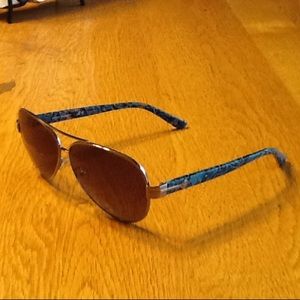 Tory Burch Aviator Polarized Sunglasses