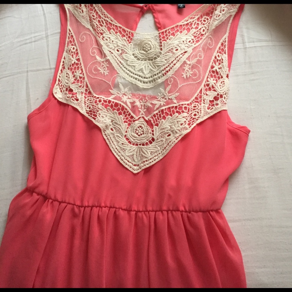 Summer pink/choral dress