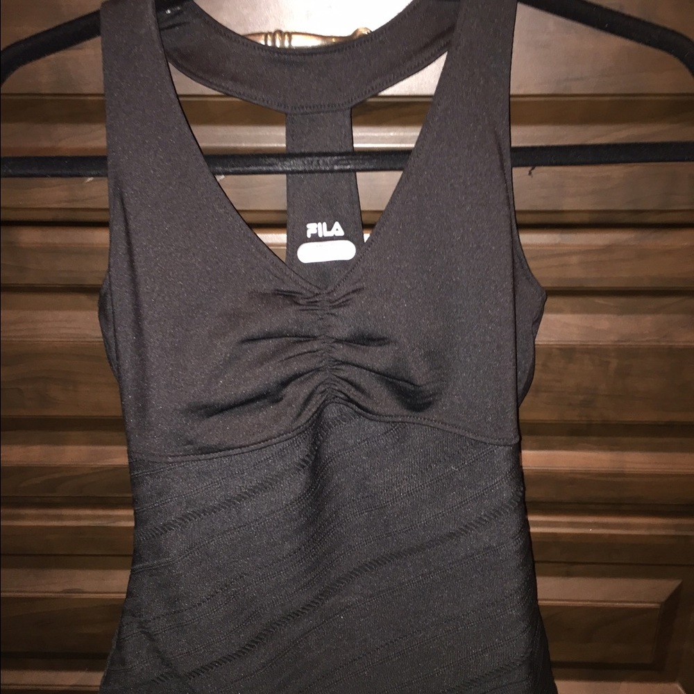 Black Fila tank top