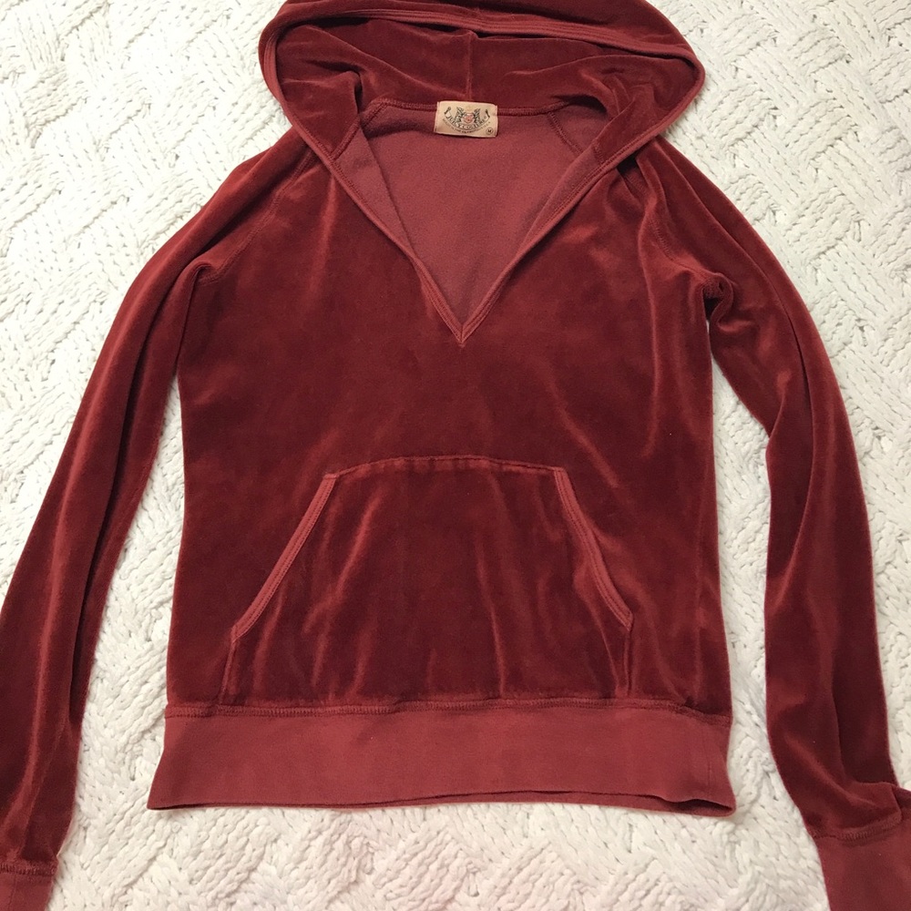 Juicy Couture Burgundy Hoodie