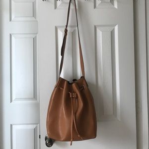 Sole Society Faux Leather  Bucket Bag