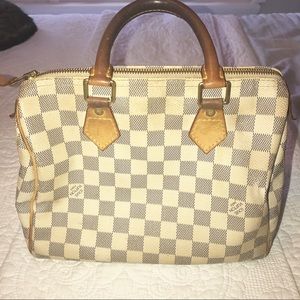 Louis Vuitton Speedy 25 White
