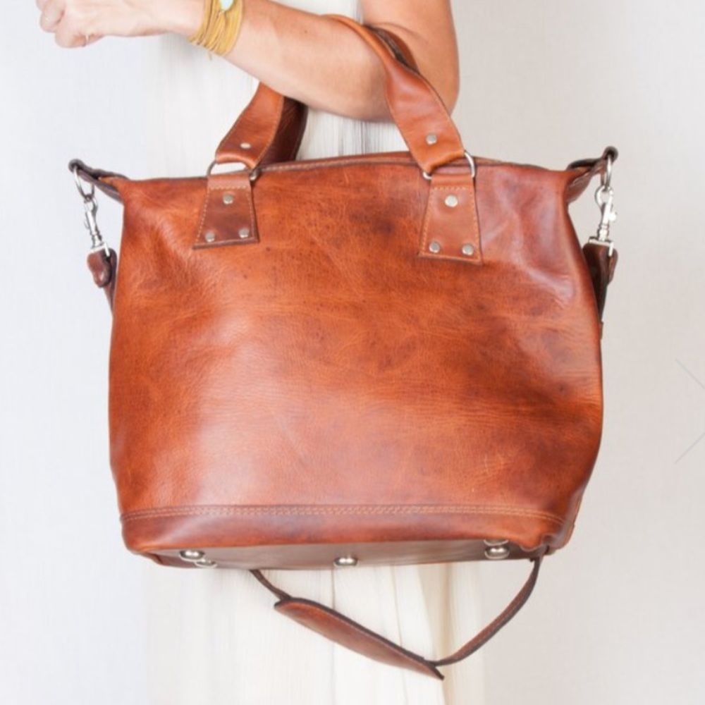 All leather bag