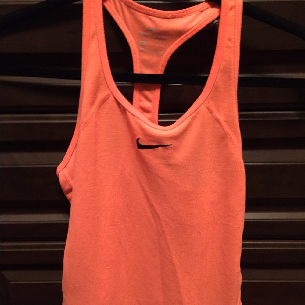 Nike orange tank top