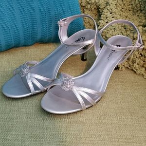 Silver heels
