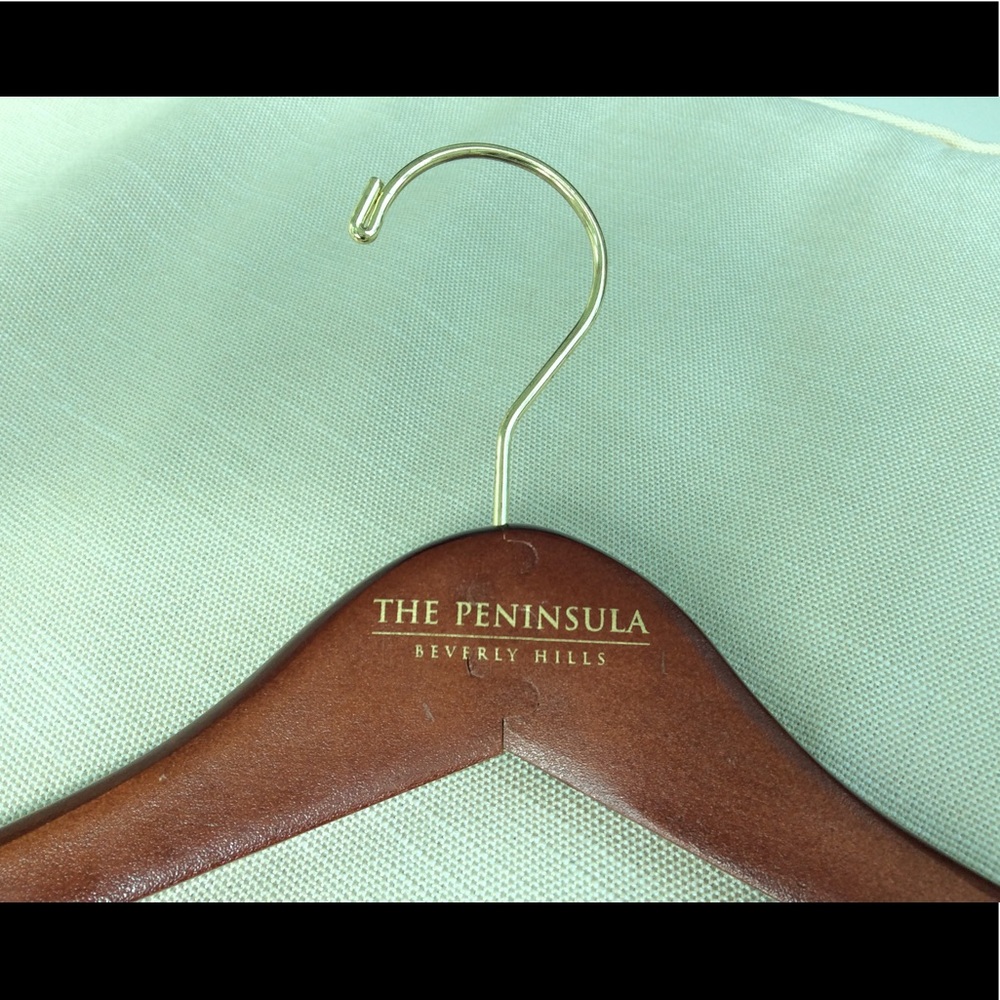 The Peninsula Hotel Beverly Hills Wood Hanger (Gift with Purchase)