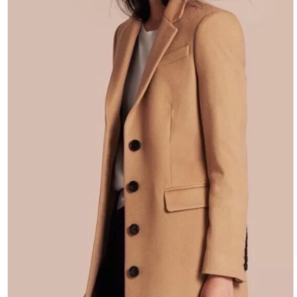 100% Authentic Burberry Cashmere Wool Coat US0/UK2 - Picture 2 of 2