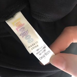 BRAND NEW Lularoe Solid Black OS Leggings