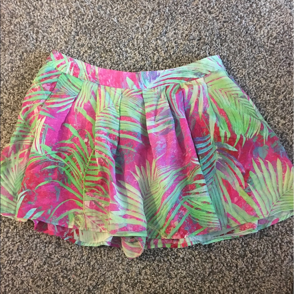 Nanette Lepore Palm Paradise Skort Size 2