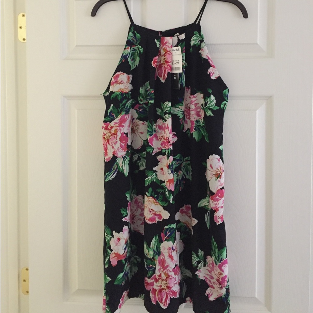 Floral tank top dress