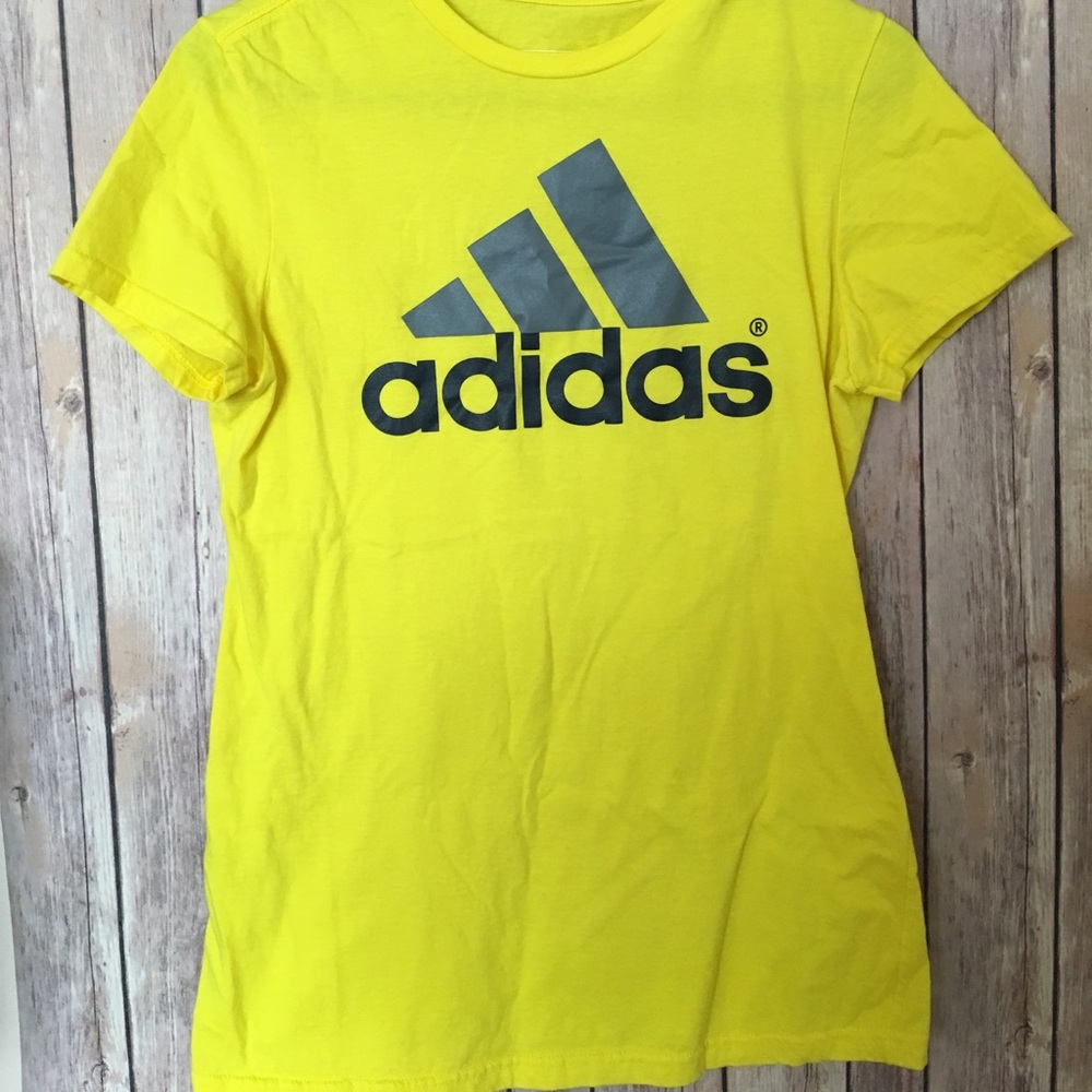 Yellow Adidas tee