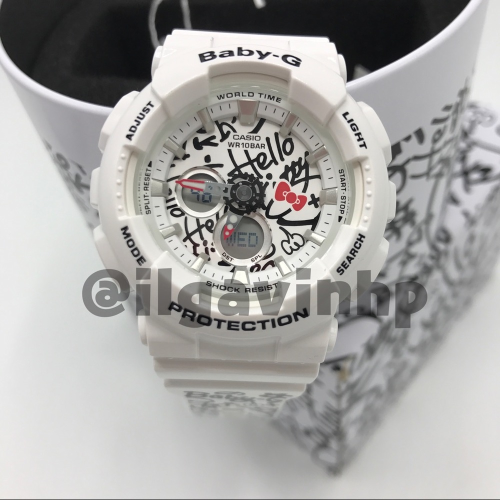 Bnwt Casio baby g hello kitty limited edition