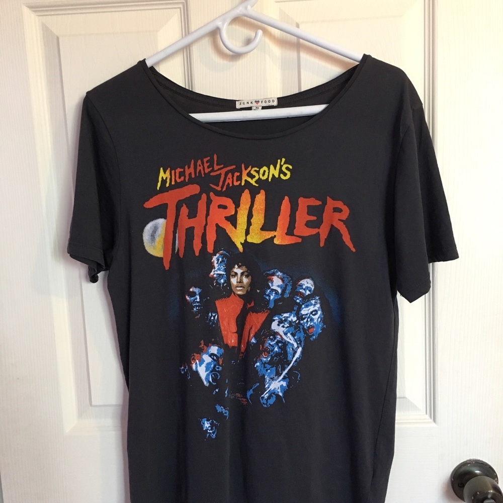 NWOT Michael Jackson JunkFood Thriller Graphic Tee