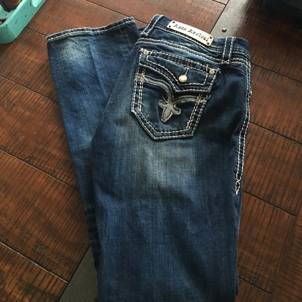 Rock revival 32 slim boot 33 inseam