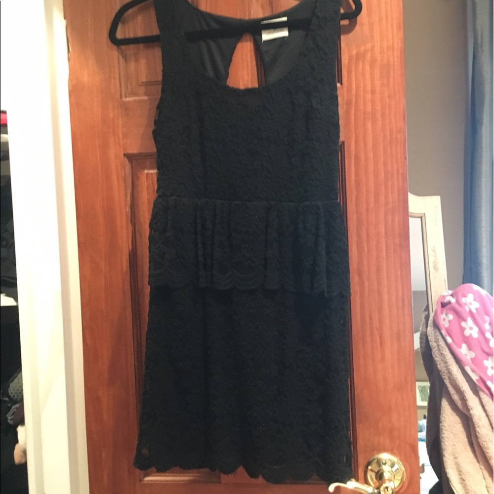 Urban Outfitters Lace peplum fitted Dress