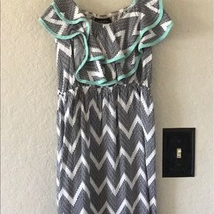Flow fitting mini summer dress.