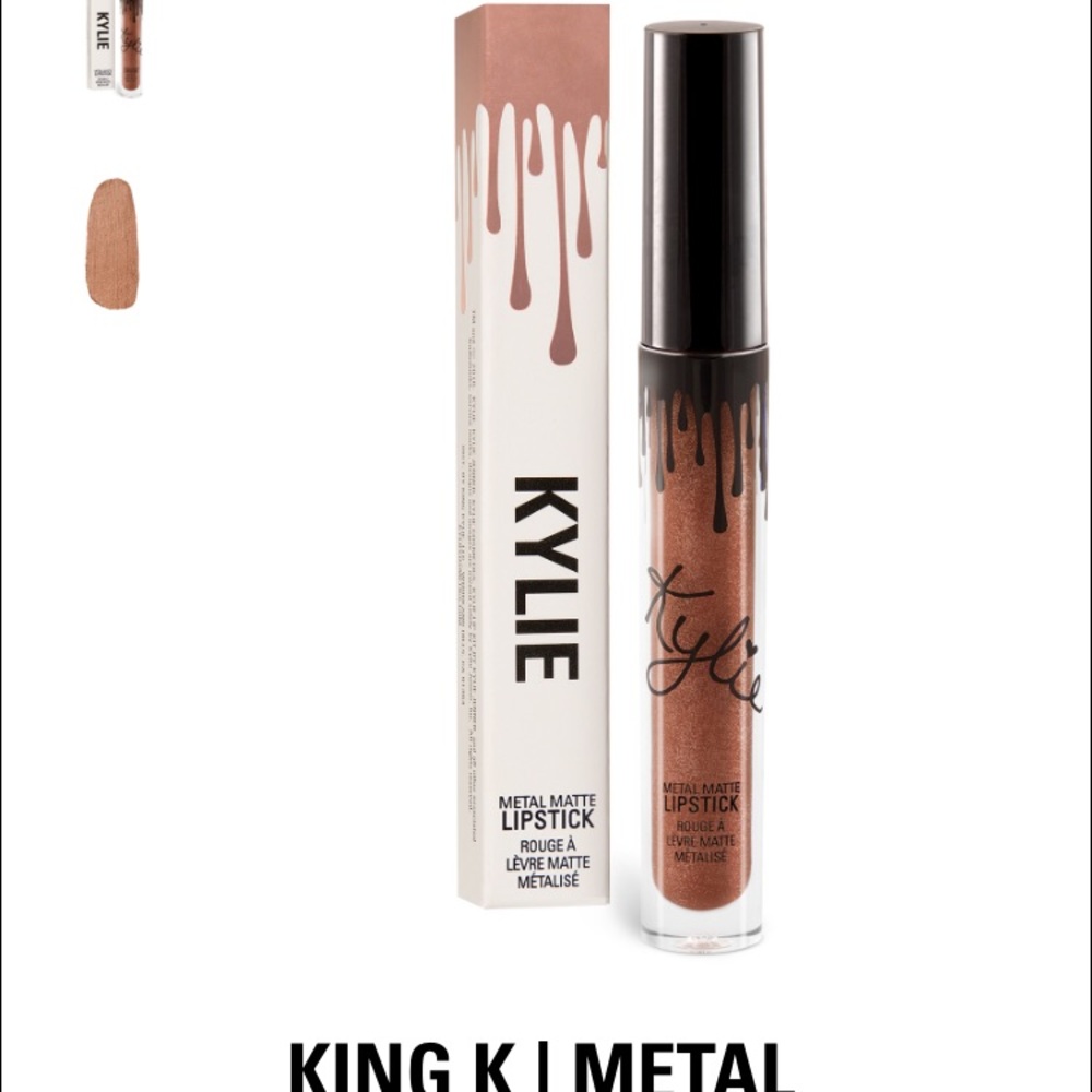 SOLD NWT Kylie Cosmetics King K Metal Liquid Lipst