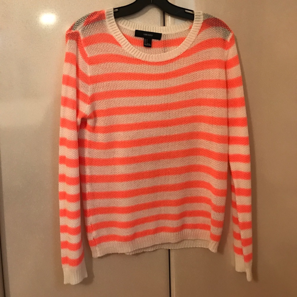 A cute striped everyday top made by forever 21