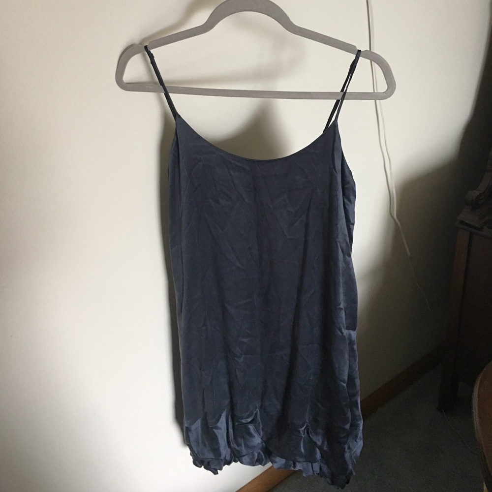 Blue velvet dress from Saks Fifth Avenue