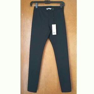 NWT Helmut Lang Neoprene Stretch Leggings- Black