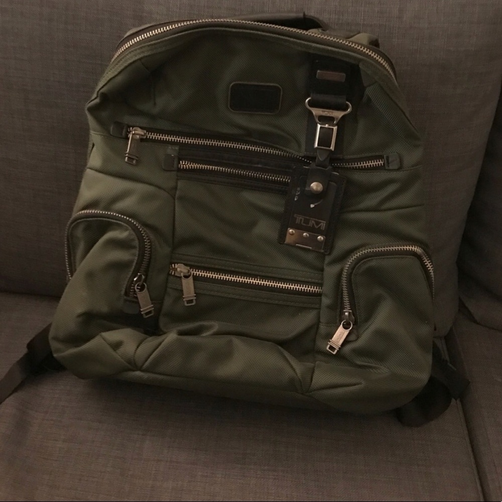 Tumi Green Bravo Backpack