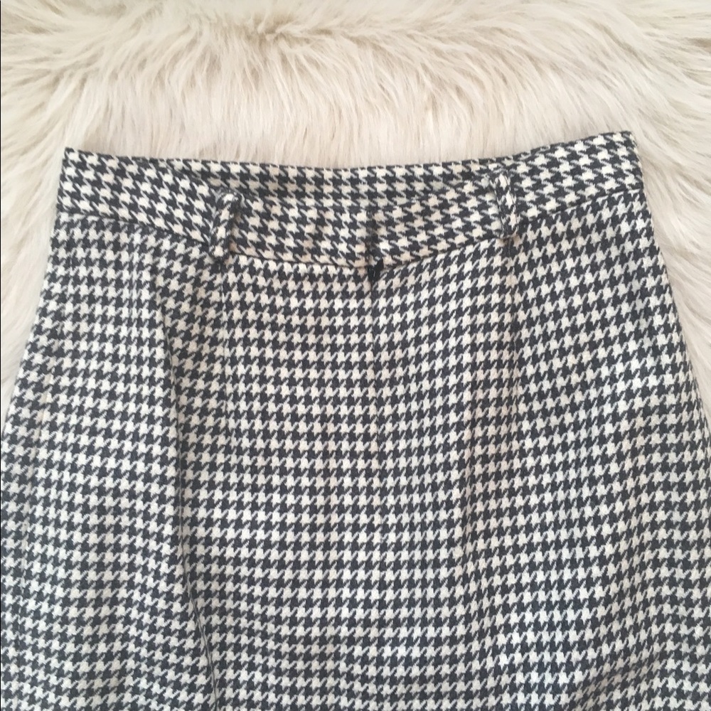 Vintage houndstooth skirt - Picture 2 of 4