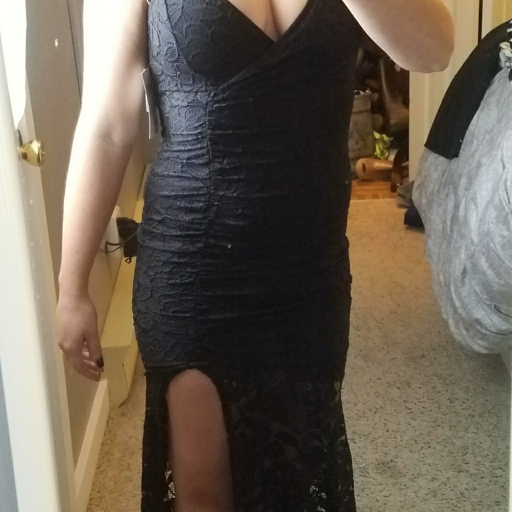 Babe society black dress