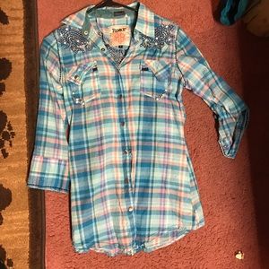 ROAR 3/4 sleeve button up