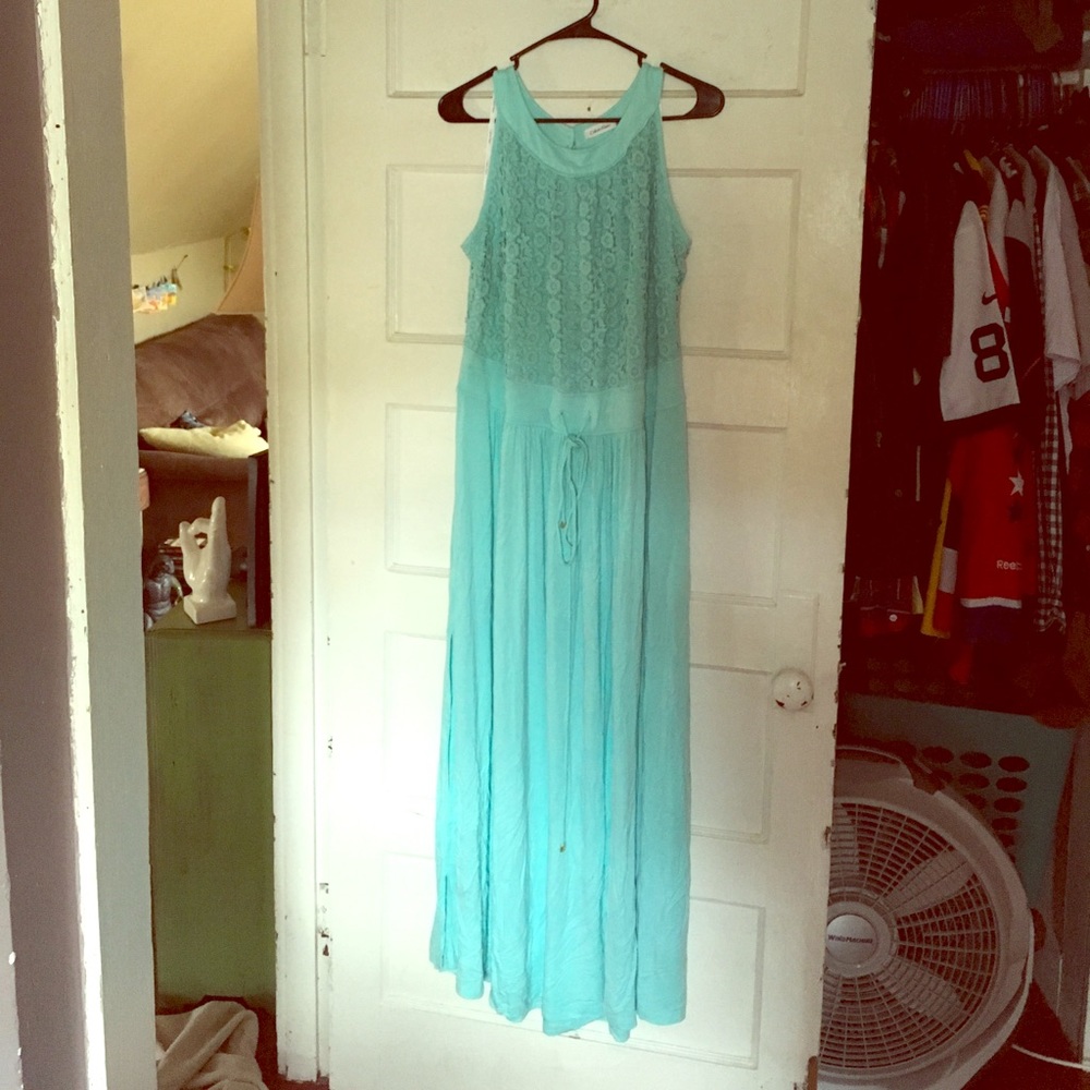 Calvin Klein Blue Maxi Dress