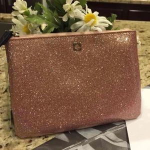 KATE SPADE ROSE GOLD SPARKLE WALLET