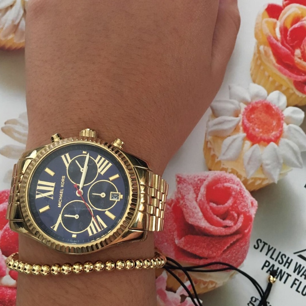Bracelet in titanium Gold