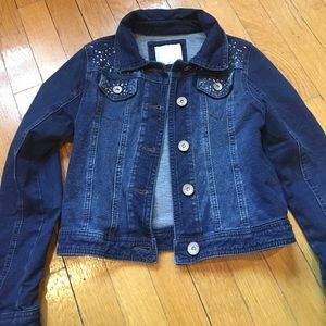 Girls Justice jean jacket size 8/10