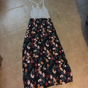 Floral maxi dress