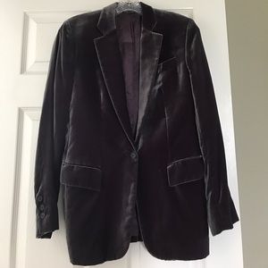 GUCCI aubergine velvet blazer, size 38