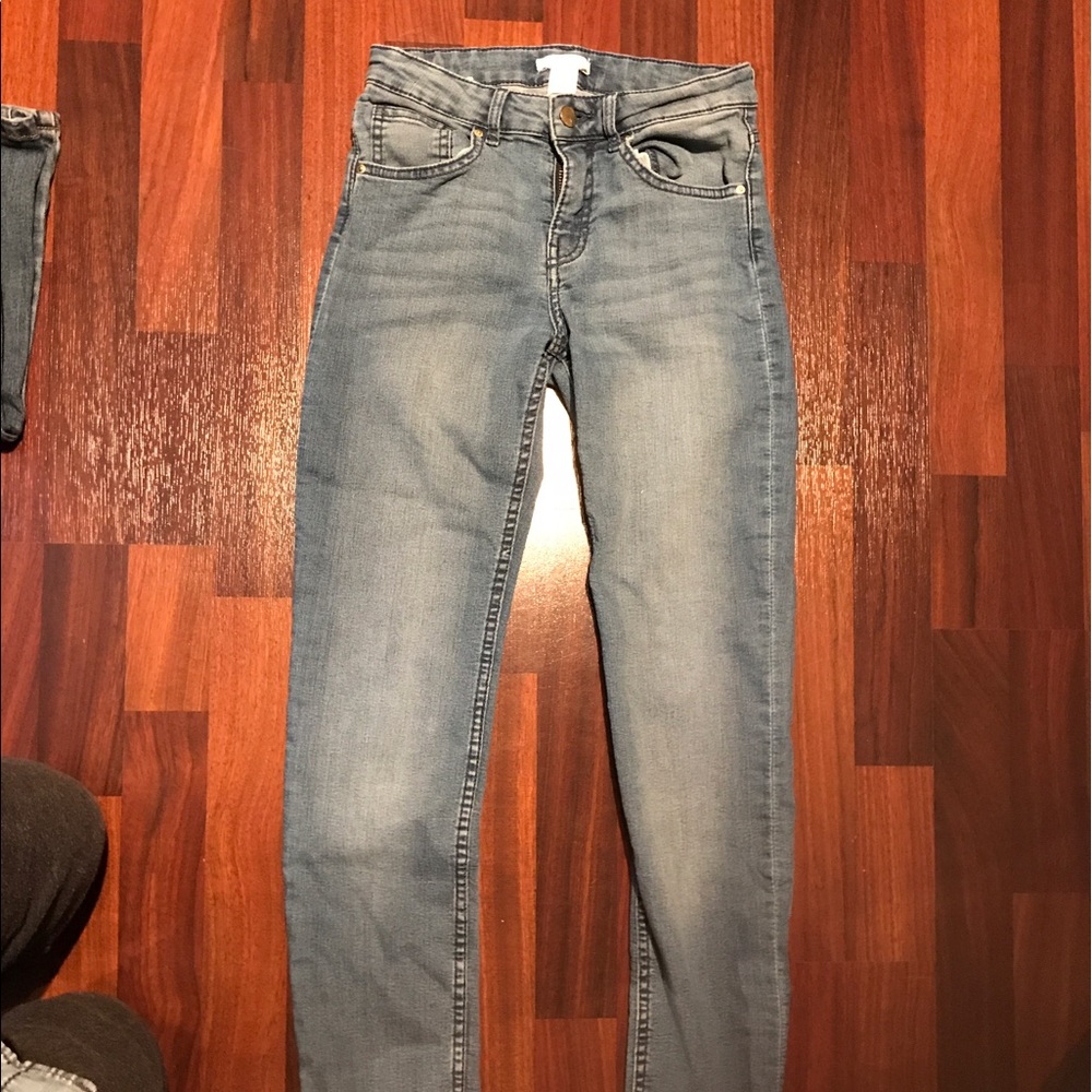 H&m skinny light blue jeans