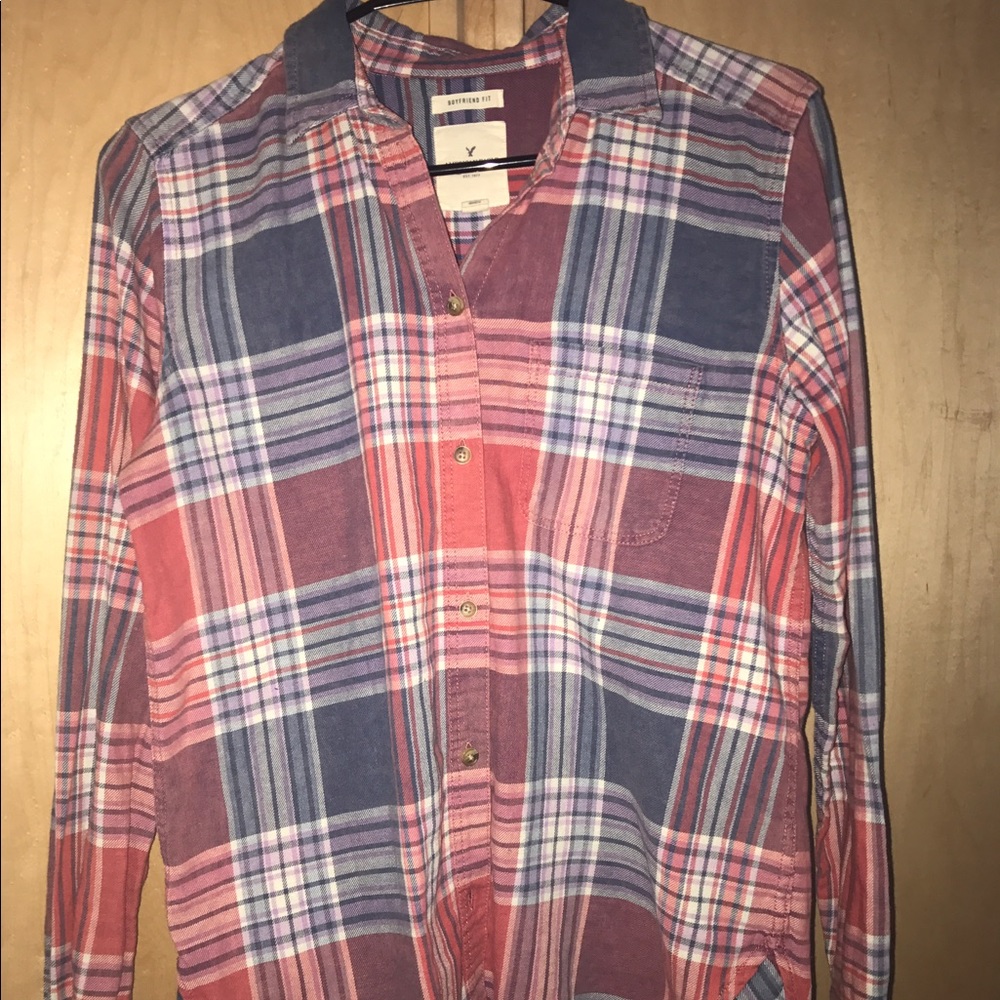 American Eagle Boyfriend fit flannel