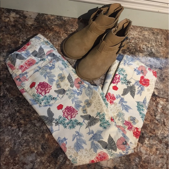 Floral print skinny jeans - Picture 1 of 1