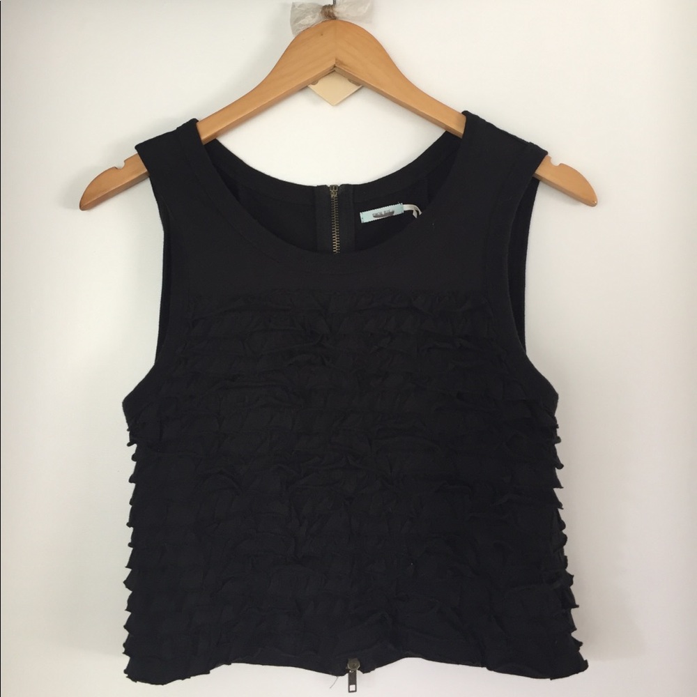 Kimchi Blue Ruffled Crop Top