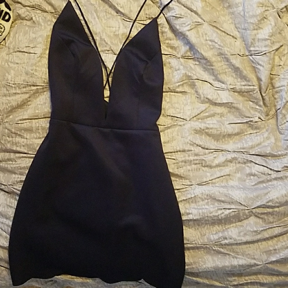 Navy blue dress