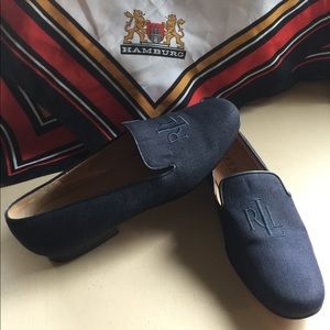 RARE VINTAGE LAUREN Ralph Lauren Canvas flats💖