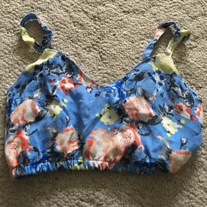 Flowery crop top