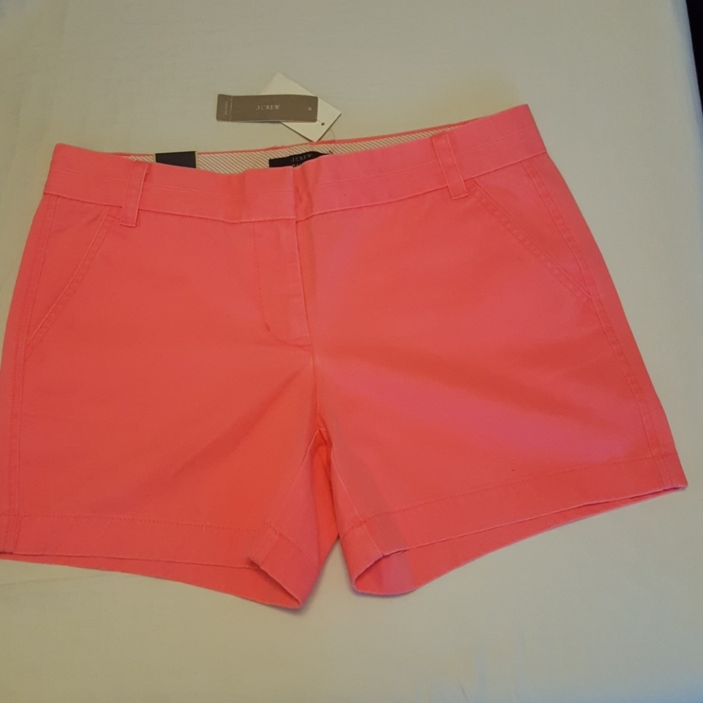 New J. Crew Chino shorts 5" inseam size 6