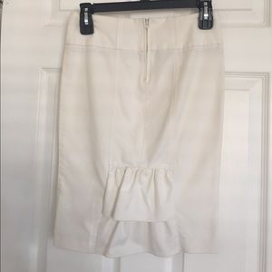White skirt