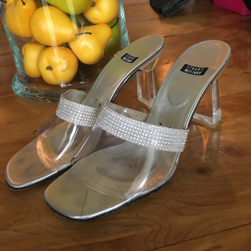 Stuart Weitzman sparkly heels